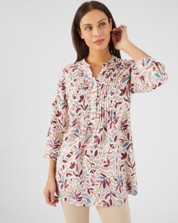 Tunique pure viscose imprimée