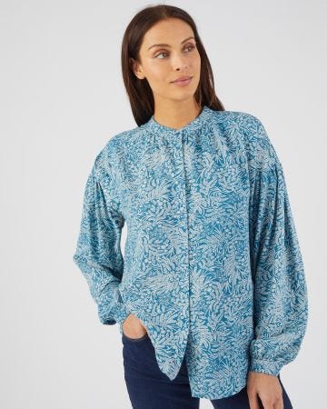 Chemisier fibres pure viscose Lenzing(TM) EcoVero(TM)