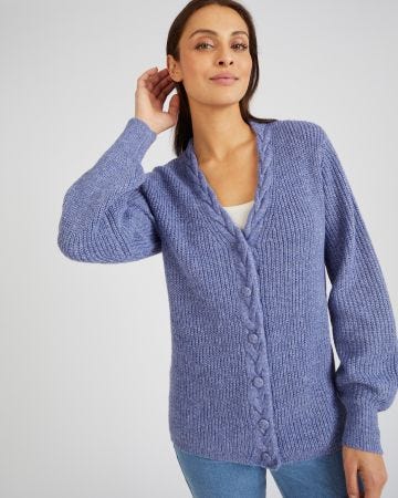 Gilet Thermolactyl maille perlée patte torsadée