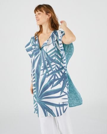 Kaftan de plage Damart x Modimalisme