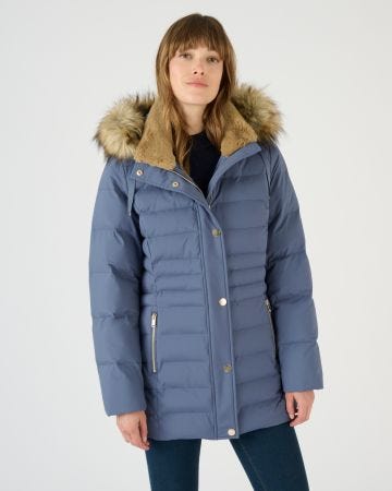 Parka en tissu mat doublée Thermolactyl