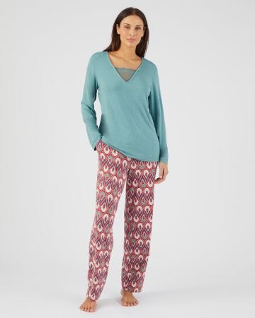 Pyjama maille jersey modal élasthanne