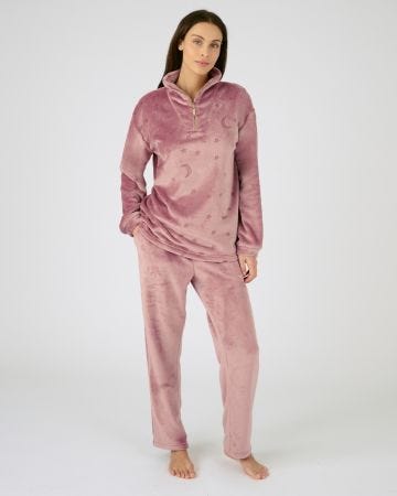 Pyjama maille reliefée douce et chaude Thermolactyl