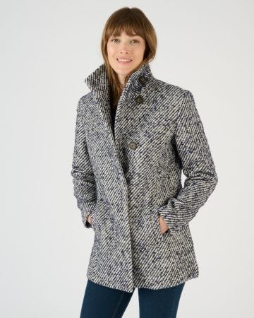 Manteau mélange laine chiné Thermolactyl