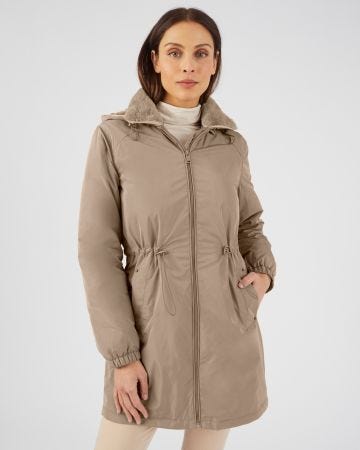 Parka intérieur imitation fourrure