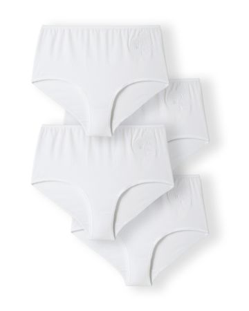 Lot de 4 culottes maxi broderie fantaisie