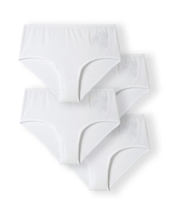 Lot de 4 culottes midi broderie fantaisie