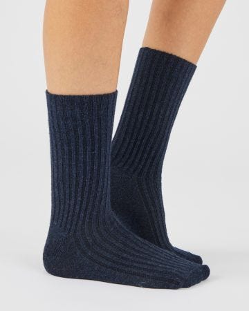 Chaussettes maille côtelée chaude et épaisse Thermolactyl