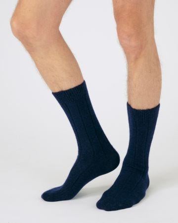 Chaussettes maille à côtes plates épaisse et chaude Thermolactyl