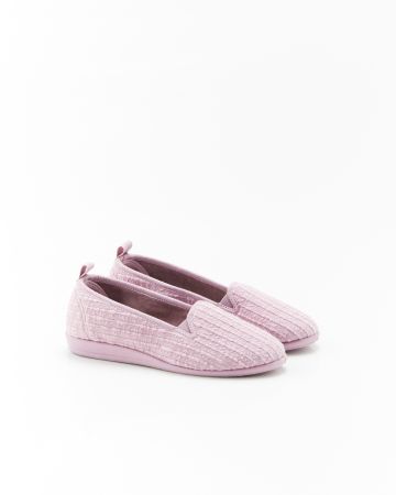 Ballerines velours gaufré Thermolactyl