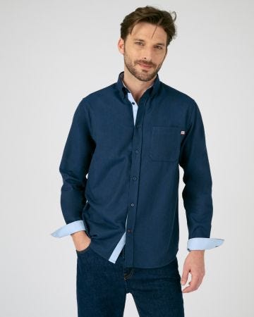 Chemise chaude manches longues polycoton Thermolactyl