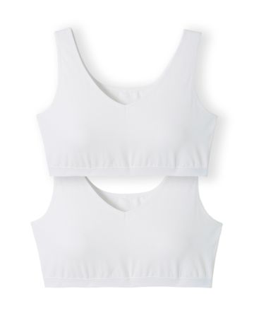 Lot de 2 brassières réversibles sans armatures