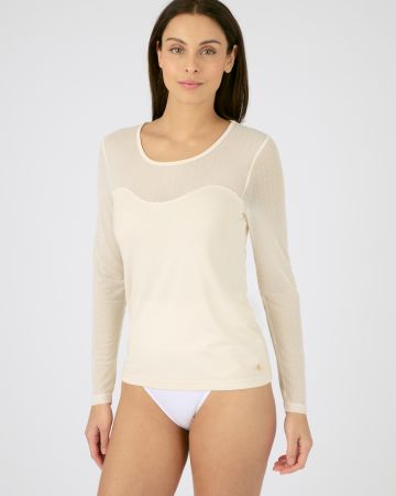 T-shirt tulle plumetis Thermolactyl