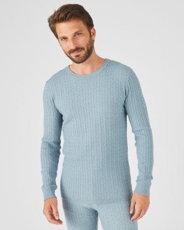 Pull en maille torsadée Thermolactyl