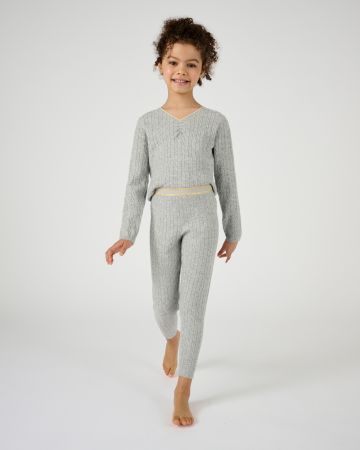 Legging fille en maille torsadée Thermolactyl