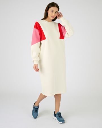 Robe sweat-shirt colorblock Thermolactyl