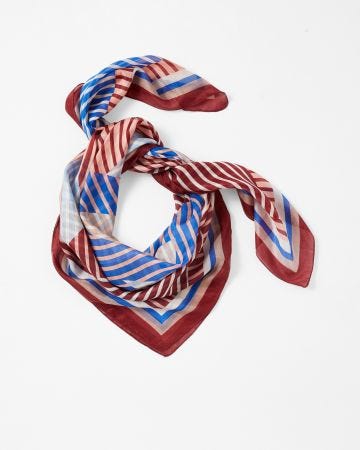 Foulard carré pure soie