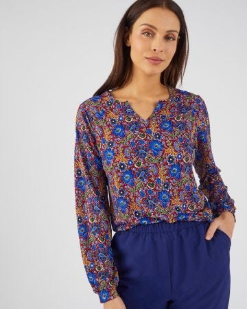 Tee-shirt col tunisien