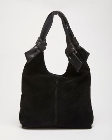 Sac en croûte de cuir aspect suédé