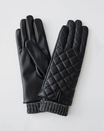 Gants bi matière tactiles