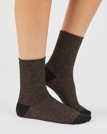 Paire de chaussettes maille côtelée chaude
