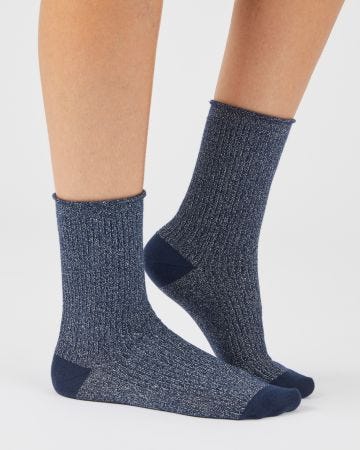 Paire de chaussettes maille côtelée chaude