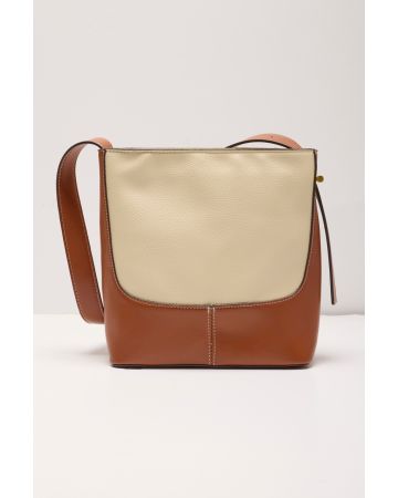 Sac forme seau bicolore