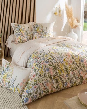 Housse de couette Campanule pur coton