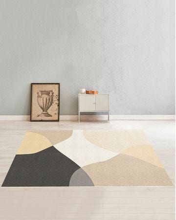 Tapis colorblock