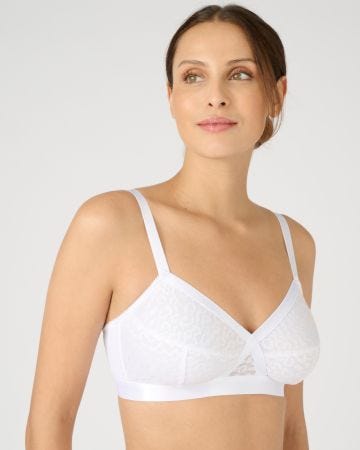 Soutien-gorge croisé grand maintien sans armatures