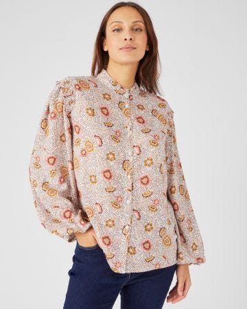 Chemisier imprimé pure viscose