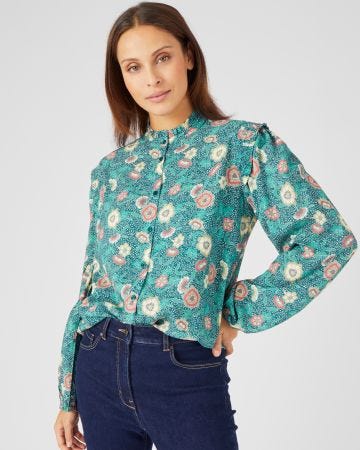 Chemisier imprimé pure viscose