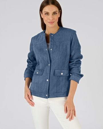 Veste suédine
