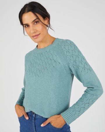 Pull maille fantaisie