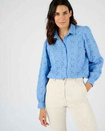 Chemisier broderie anglaise