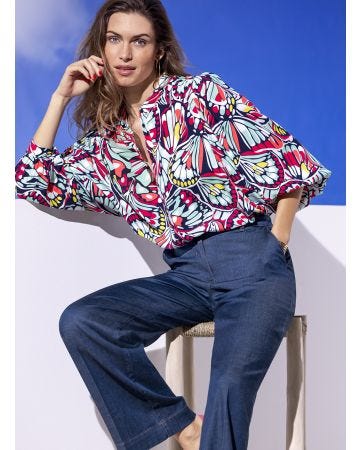 Chemisier pure viscose Climatyl