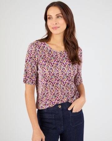 Top plissé permanent