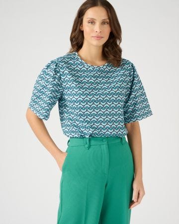 Tee-shirt en maille crêpe lourde