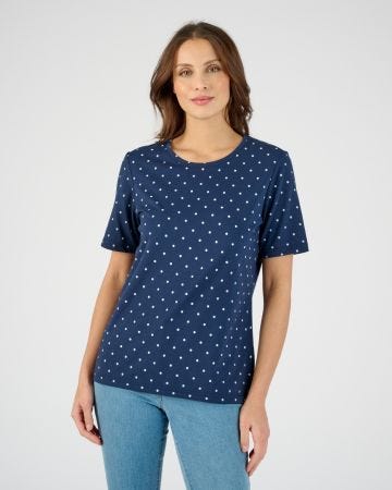 Tee-shirt imprimé pois