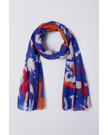 Foulard imprimé tachiste