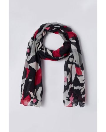 Foulard imprimé tachiste