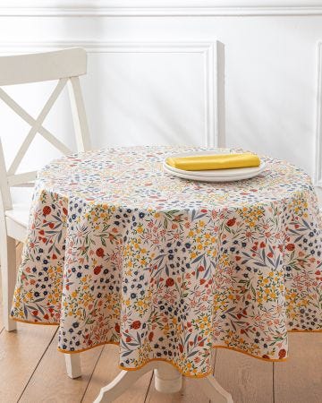 Nappe en toile cirée réversible