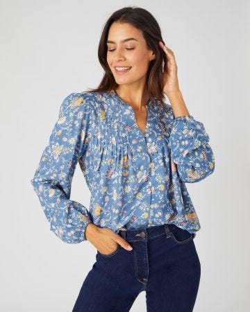 Chemisier imprimé pure viscose