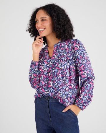 Chemisier imprimé pure viscose