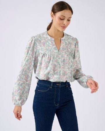 Chemisier imprimé pure viscose