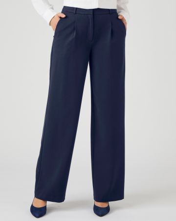 Pantalon large et fluide bi-stretch