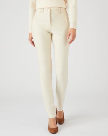 Pantalon toile stretch