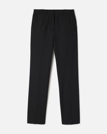Pantalon large mélange laine bi-stretch 2 statures