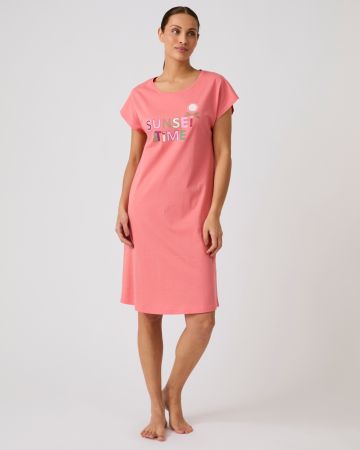 Chemise de nuit en pur coton