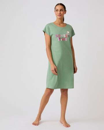 Chemise de nuit en pur coton